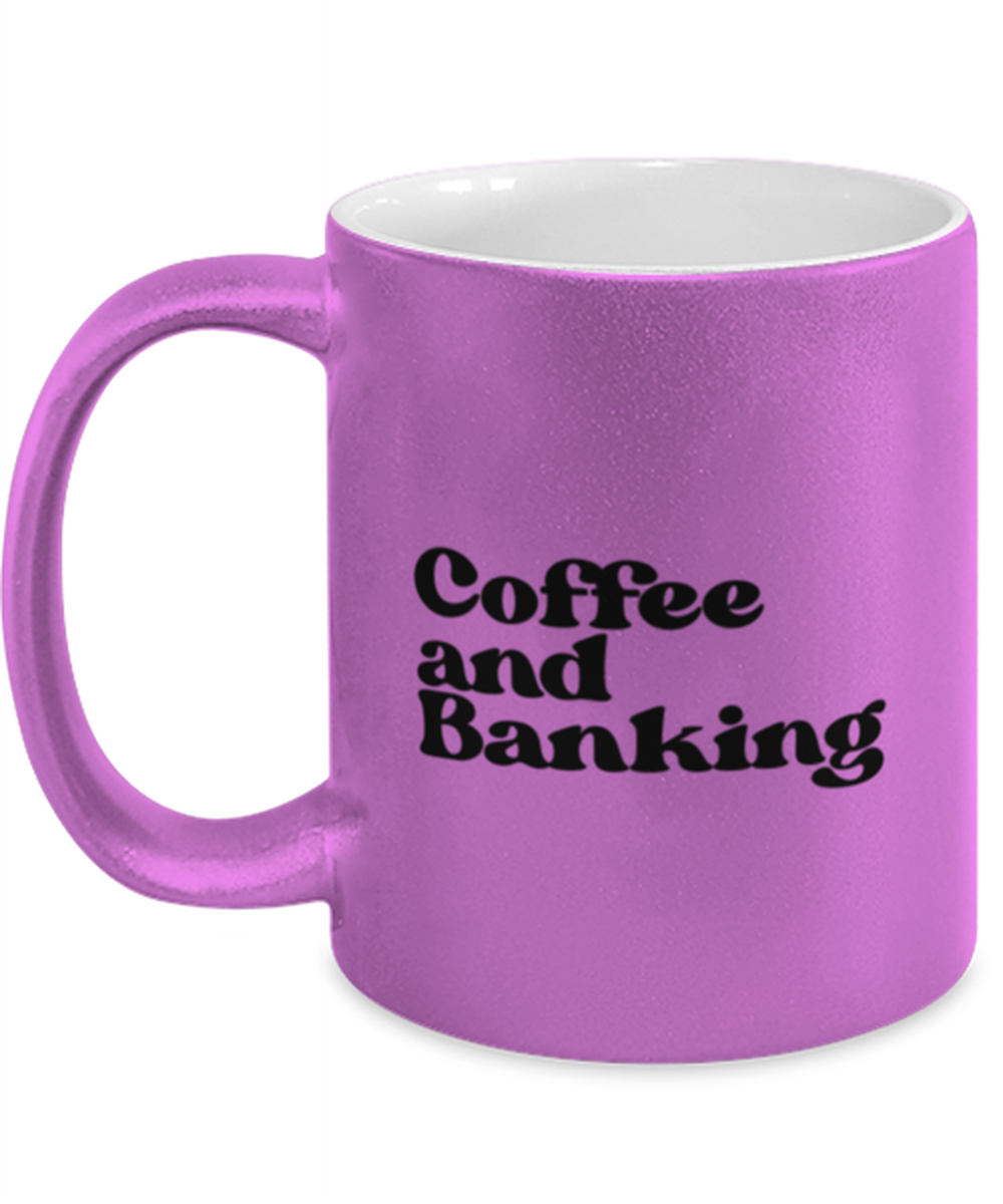 Banker 1970s 70s Mug, Gifts, Home Office Decor, Coffee Cup, Unique Gag Idea, Him Her