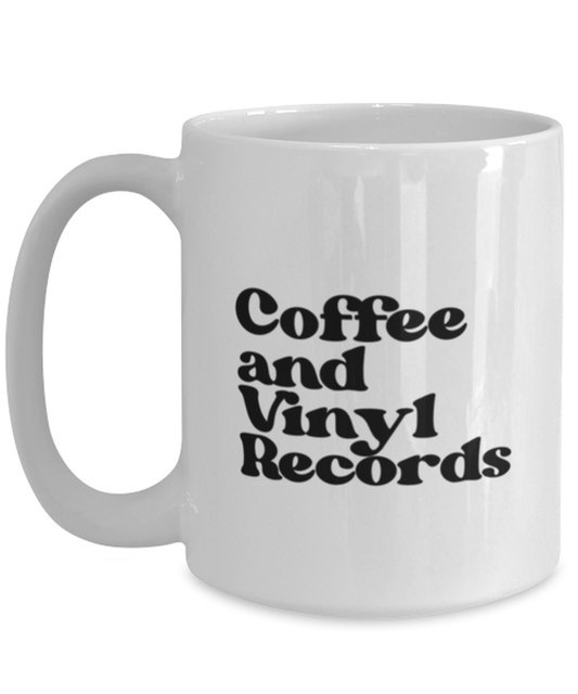 Vinyl Records 1970s 70s Mug, Gifts, Home Office Decor, Coffee Cup, Unique Gag Idea, Him Her