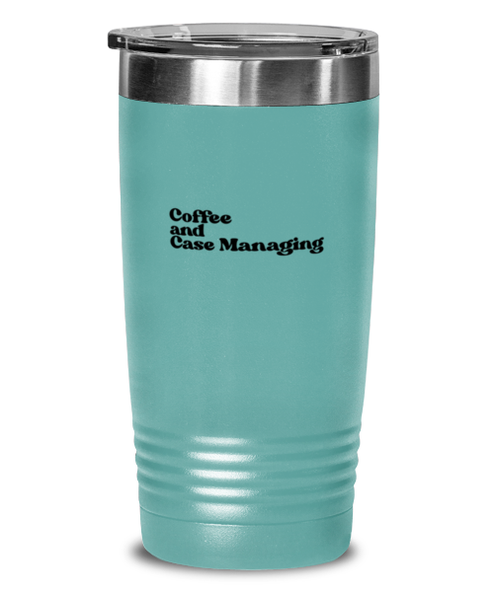 Case Manager 1970s 70s Travel Mug, Gifts, Tumbler, Home Office Decor, Coffee Cup, Unique Gag Idea, Him Her