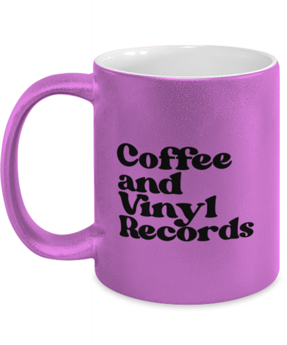 Vinyl Records 1970s 70s Mug, Gifts, Home Office Decor, Coffee Cup, Unique Gag Idea, Him Her