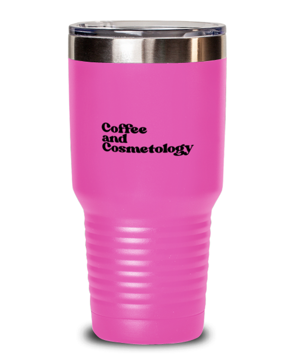 Cosmetologist Cosmetology 1970s 70s Travel Mug, Gifts, Tumbler, Home Office Decor, Coffee Cup, Unique Gag Idea, Him Her