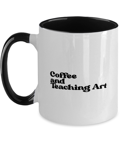 Art Teacher 1970s 70s Mug, Gifts, Home Office Decor, Coffee Cup, Unique Gag Idea, Him Her