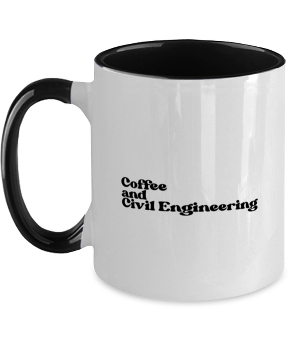 Civil Engineer Engineering Graduation 1970s 70s Mug, Gifts, Home Office Decor, Coffee Cup, Unique Gag Idea, Him Her