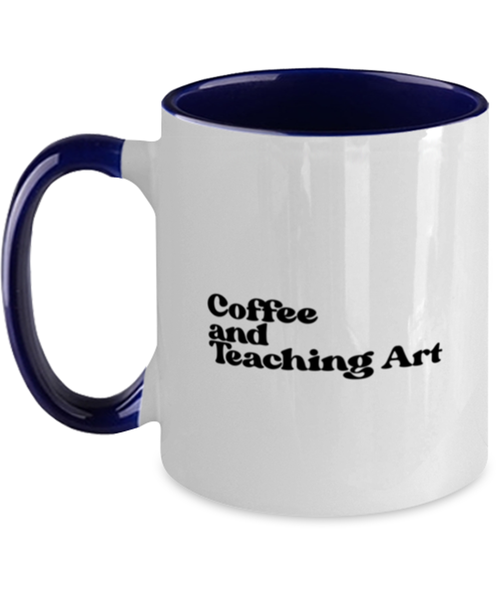 Art Teacher 1970s 70s Mug, Gifts, Home Office Decor, Coffee Cup, Unique Gag Idea, Him Her