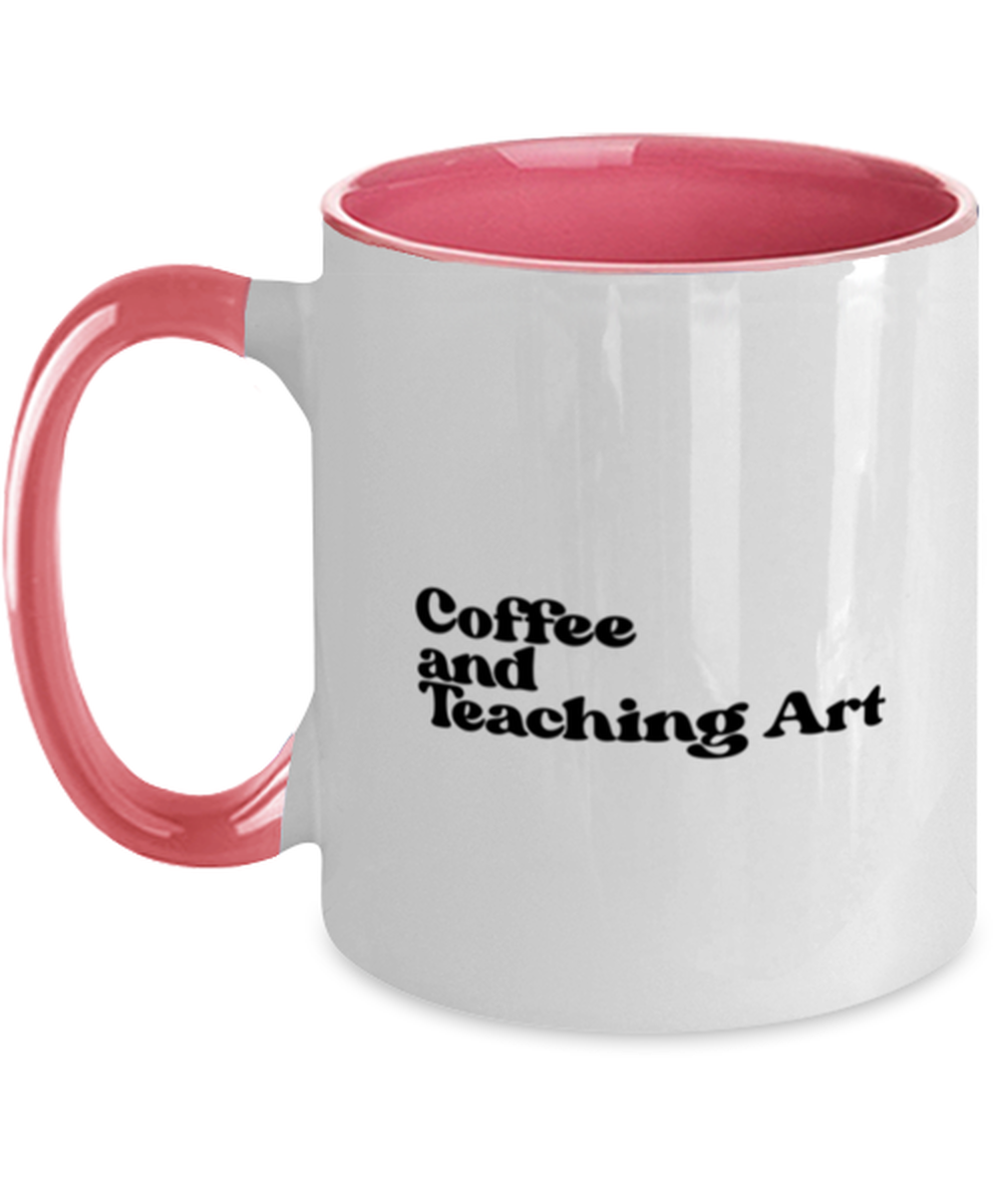 Art Teacher 1970s 70s Mug, Gifts, Home Office Decor, Coffee Cup, Unique Gag Idea, Him Her