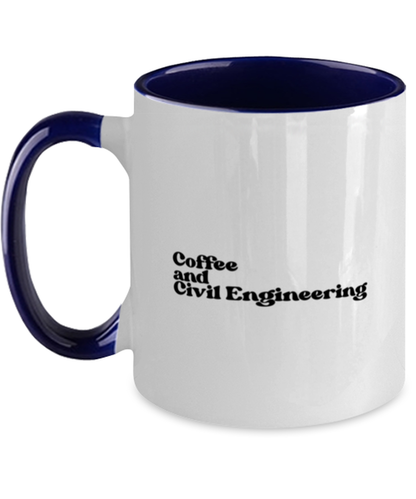 Civil Engineer Engineering Graduation 1970s 70s Mug, Gifts, Home Office Decor, Coffee Cup, Unique Gag Idea, Him Her