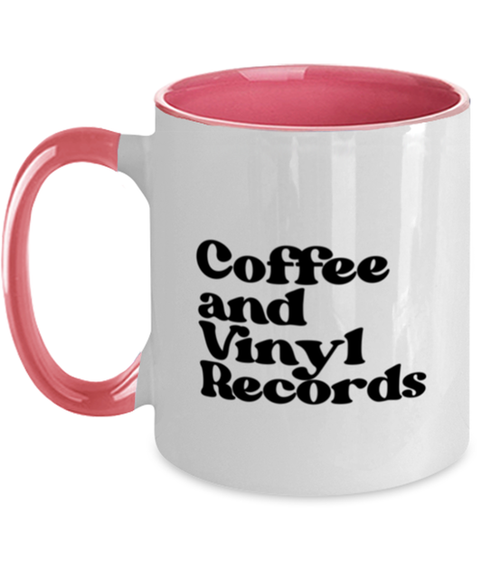 Vinyl Records 1970s 70s Mug, Gifts, Home Office Decor, Coffee Cup, Unique Gag Idea, Him Her