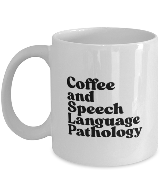 Speech Language Pathologist SLP 1970s 70s Mug, Gifts, Home Office Decor, Coffee Cup, Unique Gag Idea, Him Her