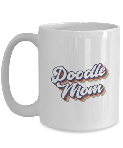 Doodle Mom 1970s Dog Owner 70s Golden Labradoodle Mug, Gifts, Home Office Decor, Coffee Cup, Unique Gag Idea, Him Her