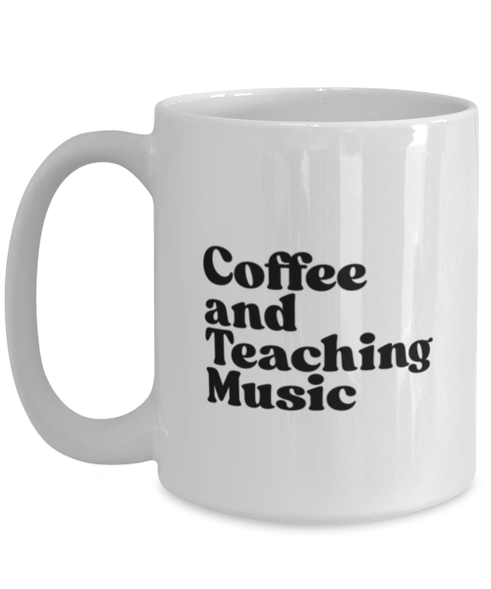 Music Teacher Graduation 1970s 70s Mug, Gifts, Home Office Decor, Coffee Cup, Unique Gag Idea, Him Her