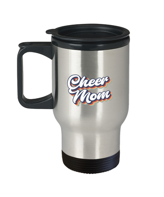 Cheer Mom Cheerleader 1970s Coach 70s Travel Mug, Gifts, Tumbler, Home Office Decor, Coffee Cup, Unique Gag Idea, Him Her