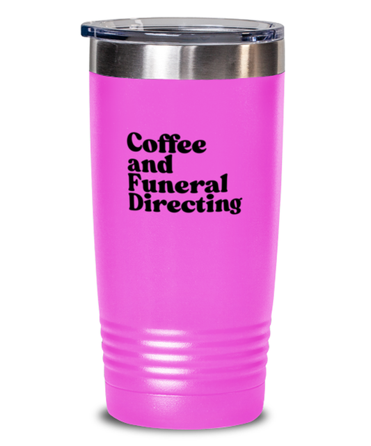 Funeral Director 1970s 70s Travel Mug, Gifts, Tumbler, Home Office Decor, Coffee Cup, Unique Gag Idea, Him Her