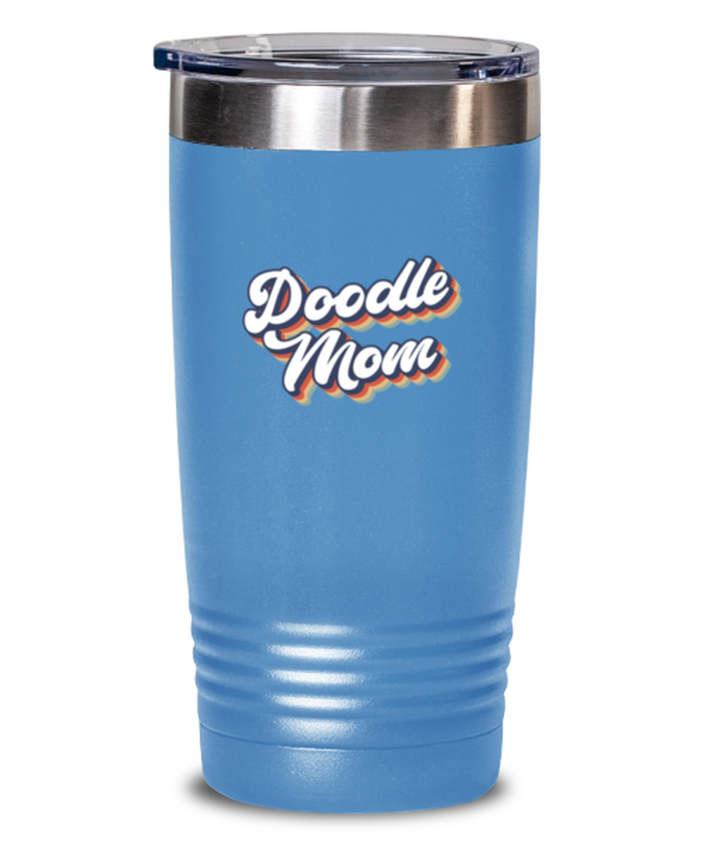 Doodle Mom 1970s Dog Owner 70s Golden Labradoodle Travel Mug, Gifts, Tumbler, Home Office Decor, Coffee Cup, Unique Gag Idea, Him Her