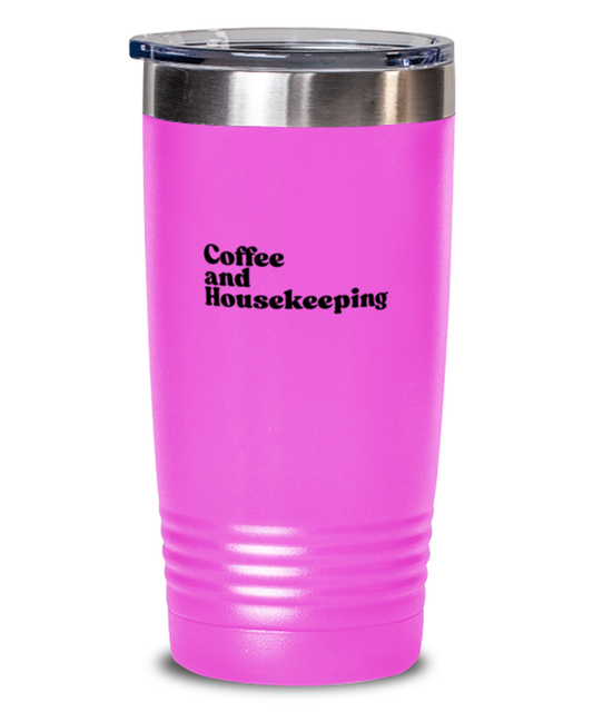 Housekeeper Graduation 1970s 70s Travel Mug, Gifts, Tumbler, Home Office Decor, Coffee Cup, Unique Gag Idea, Him Her