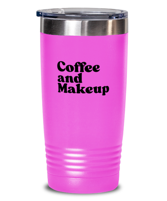 Makeup Artist 1970s 70s Travel Mug, Gifts, Tumbler, Home Office Decor, Coffee Cup, Unique Gag Idea, Him Her