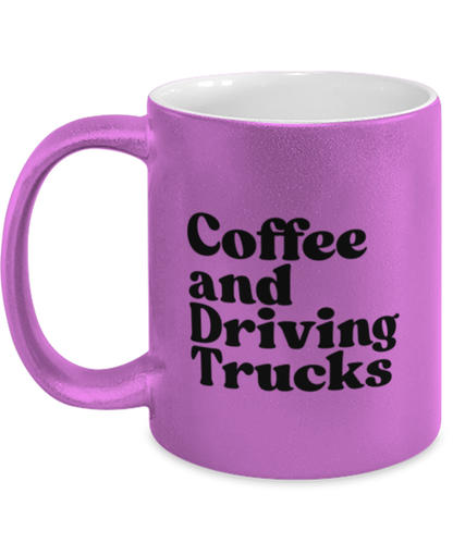 Truck driver 1970s 70s Mug, Gifts, Home Office Decor, Coffee Cup, Unique Gag Idea, Him Her