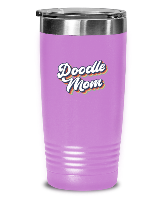 Doodle Mom 1970s Dog Owner 70s Golden Labradoodle Travel Mug, Gifts, Tumbler, Home Office Decor, Coffee Cup, Unique Gag Idea, Him Her