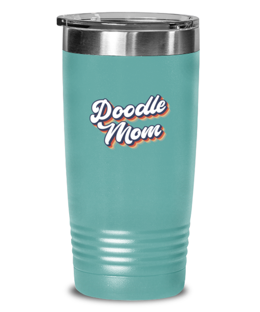 Doodle Mom 1970s Dog Owner 70s Golden Labradoodle Travel Mug, Gifts, Tumbler, Home Office Decor, Coffee Cup, Unique Gag Idea, Him Her