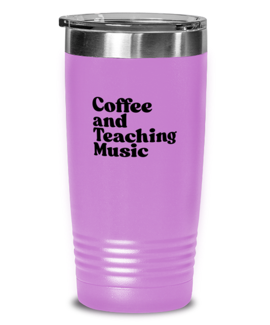 Music Teacher Graduation 1970s 70s Travel Mug, Gifts, Tumbler, Home Office Decor, Coffee Cup, Unique Gag Idea, Him Her