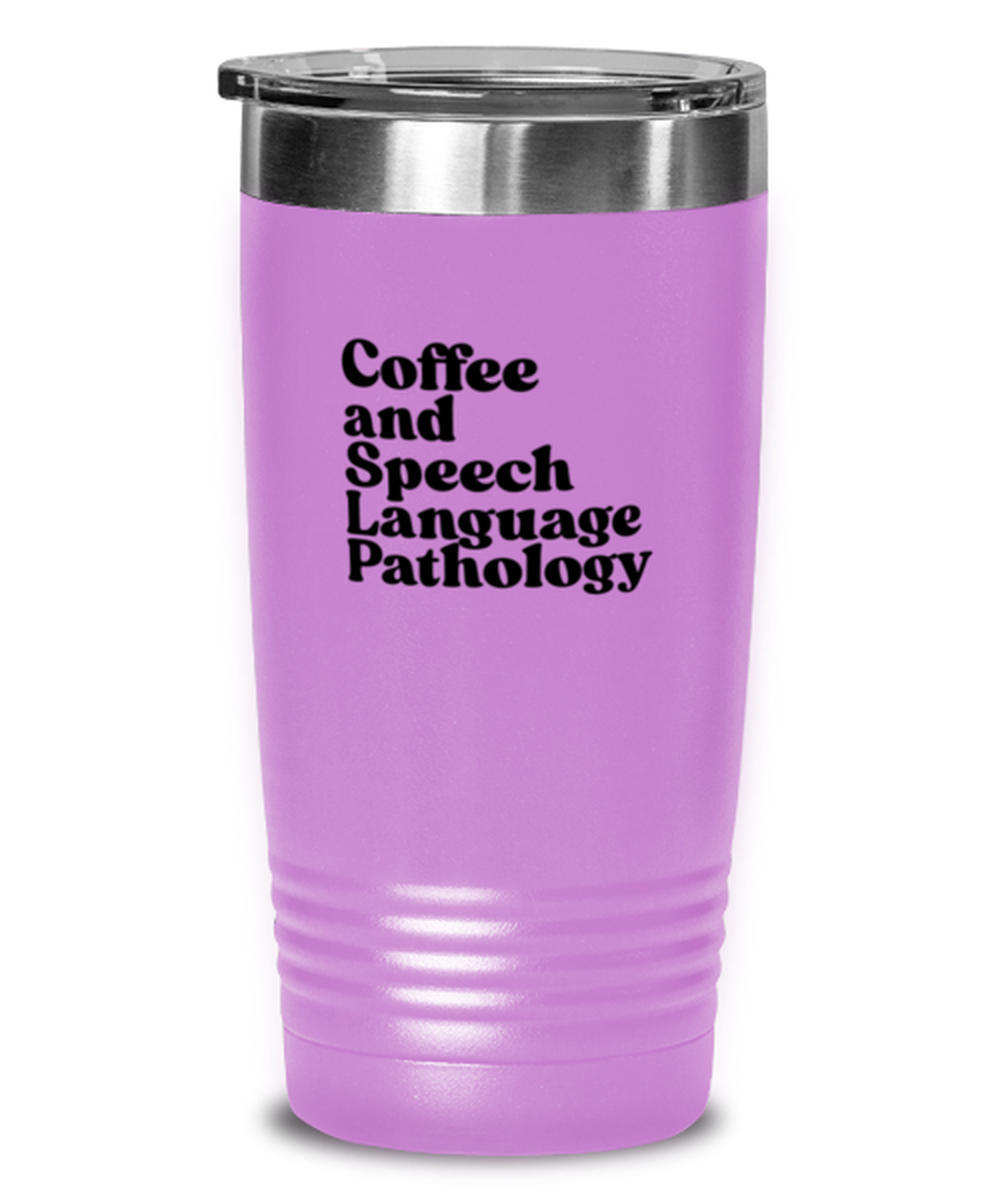 Speech Language Pathologist SLP 1970s 70s Travel Mug, Gifts, Tumbler, Home Office Decor, Coffee Cup, Unique Gag Idea, Him Her