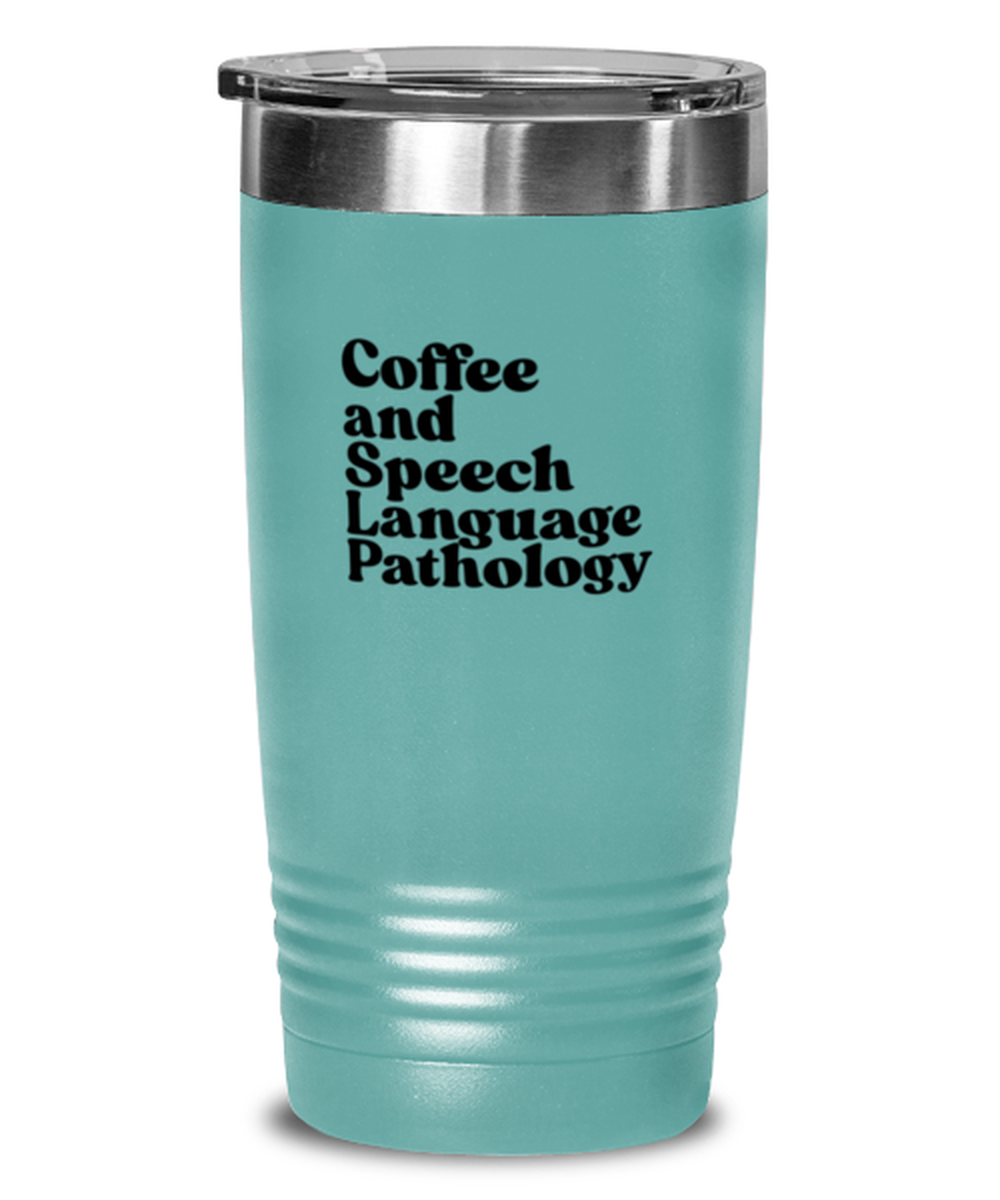 Speech Language Pathologist SLP 1970s 70s Travel Mug, Gifts, Tumbler, Home Office Decor, Coffee Cup, Unique Gag Idea, Him Her