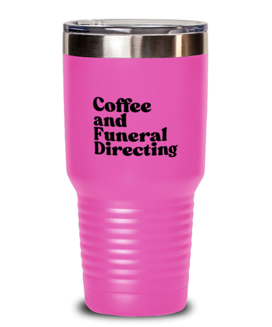 Funeral Director 1970s 70s Travel Mug, Gifts, Tumbler, Home Office Decor, Coffee Cup, Unique Gag Idea, Him Her