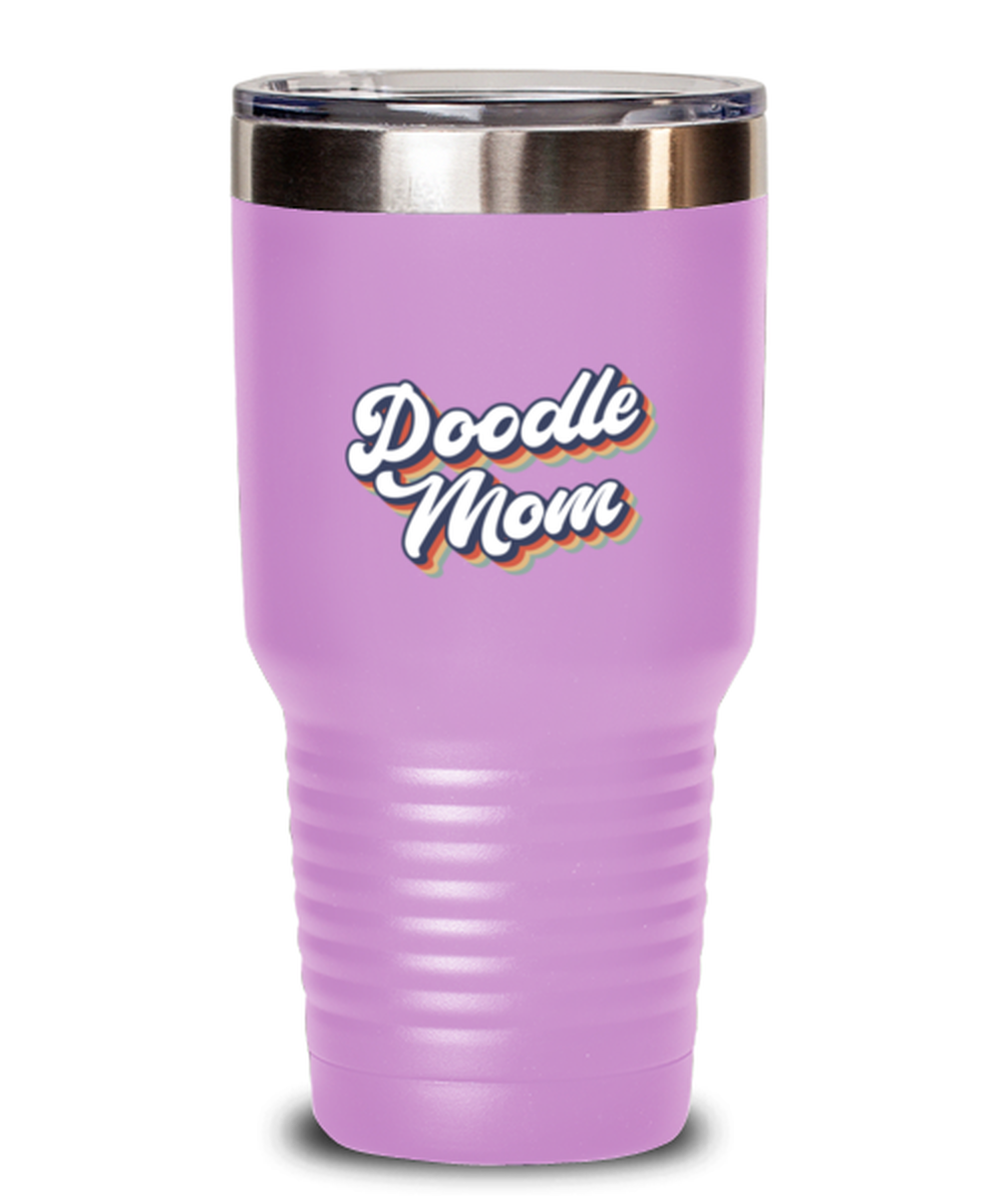 Doodle Mom 1970s Dog Owner 70s Golden Labradoodle Travel Mug, Gifts, Tumbler, Home Office Decor, Coffee Cup, Unique Gag Idea, Him Her