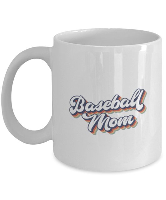 Baseball Mom 1970s 70s Mug, Gifts, Home Office Decor, Coffee Cup, Unique Gag Idea, Him Her