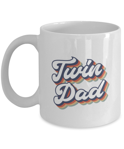 Twin Dad Daddy of Twins New Father Mug, Gifts, Home Office Decor, Coffee Cup, Unique Gag Idea, Him Her