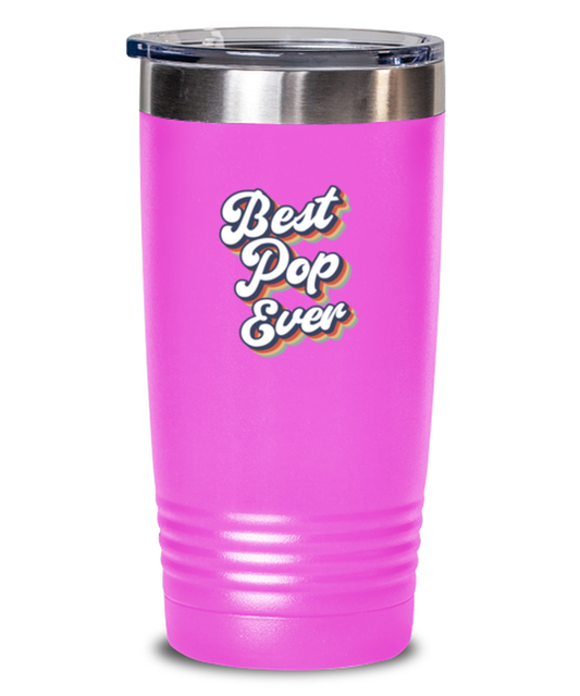 Best Pop Ever 70s 1970s For Dad Grandpa Travel Mug, Gifts, Tumbler, Home Office Decor, Coffee Cup, Unique Gag Idea, Him Her