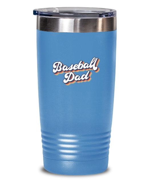 Baseball Dad 1970s 70s Travel Mug, Gifts, Tumbler, Home Office Decor, Coffee Cup, Unique Gag Idea, Him Her