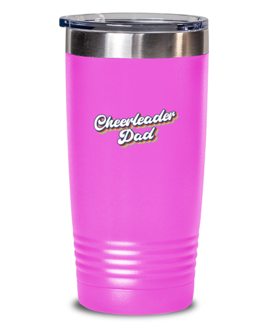 Cheerleader Dad Cheer Dad 1970s 70 Travel Mug, Gifts, Tumbler, Home Office Decor, Coffee Cup, Unique Gag Idea, Him Her