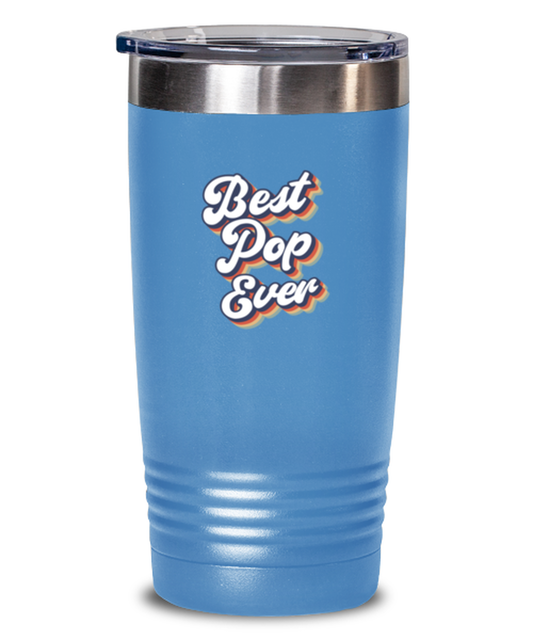 Best Pop Ever 70s 1970s For Dad Grandpa Travel Mug, Gifts, Tumbler, Home Office Decor, Coffee Cup, Unique Gag Idea, Him Her