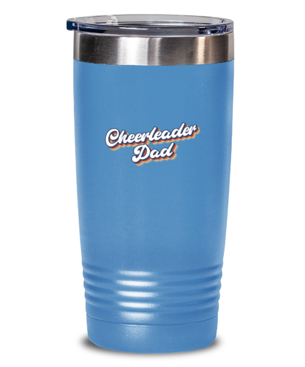 Cheerleader Dad Cheer Dad 1970s 70 Travel Mug, Gifts, Tumbler, Home Office Decor, Coffee Cup, Unique Gag Idea, Him Her