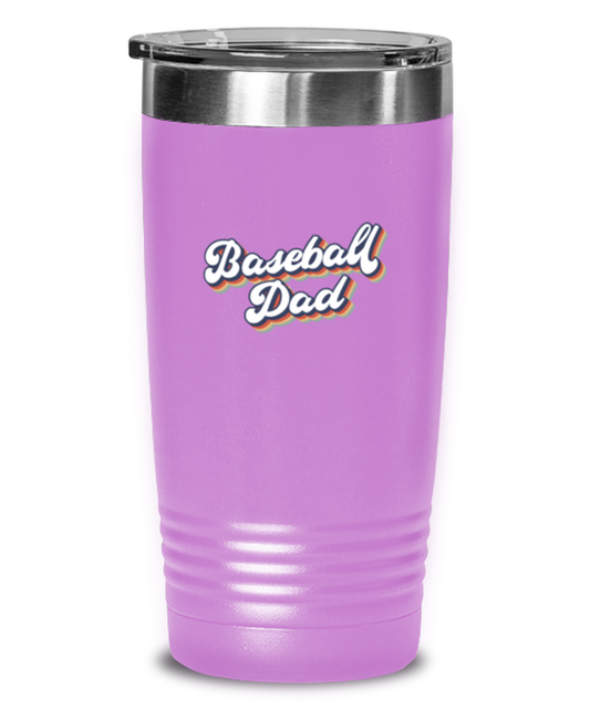 Baseball Dad 1970s 70s Travel Mug, Gifts, Tumbler, Home Office Decor, Coffee Cup, Unique Gag Idea, Him Her