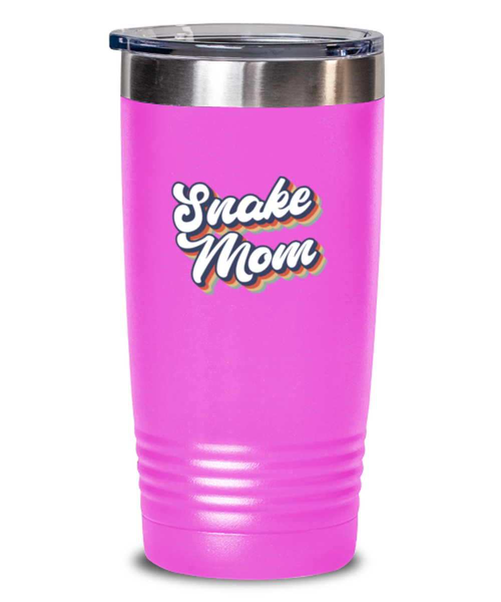 Snake Mom 70s Mama 1970s Travel Mug, Gifts, Tumbler, Home Office Decor, Coffee Cup, Unique Gag Idea, Him Her