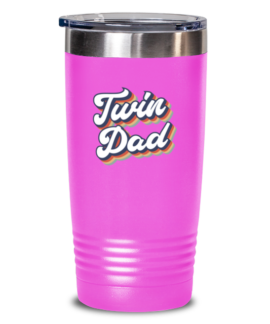 Twin Dad Daddy of Twins New Father Travel Mug, Gifts, Tumbler, Home Office Decor, Coffee Cup, Unique Gag Idea, Him Her