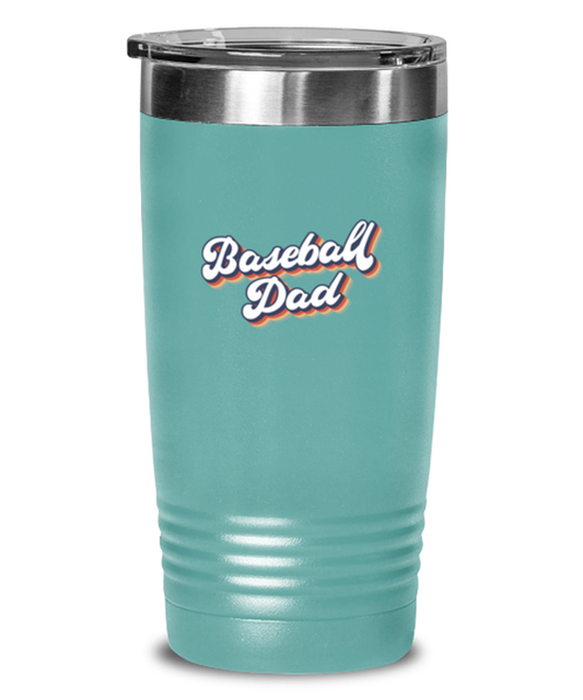 Baseball Dad 1970s 70s Travel Mug, Gifts, Tumbler, Home Office Decor, Coffee Cup, Unique Gag Idea, Him Her