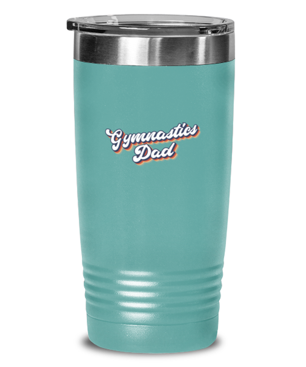 Gymnastics Dad 70s 1970s Travel Mug, Gifts, Tumbler, Home Office Decor, Coffee Cup, Unique Gag Idea, Him Her