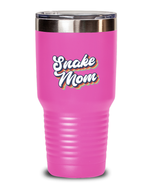 Snake Mom 70s Mama 1970s Travel Mug, Gifts, Tumbler, Home Office Decor, Coffee Cup, Unique Gag Idea, Him Her