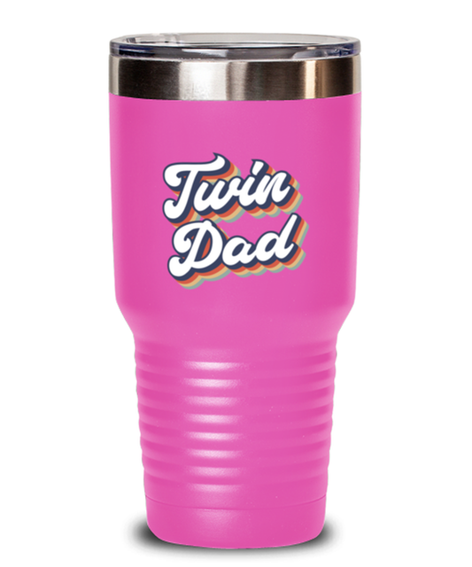 Twin Dad Daddy of Twins New Father Travel Mug, Gifts, Tumbler, Home Office Decor, Coffee Cup, Unique Gag Idea, Him Her