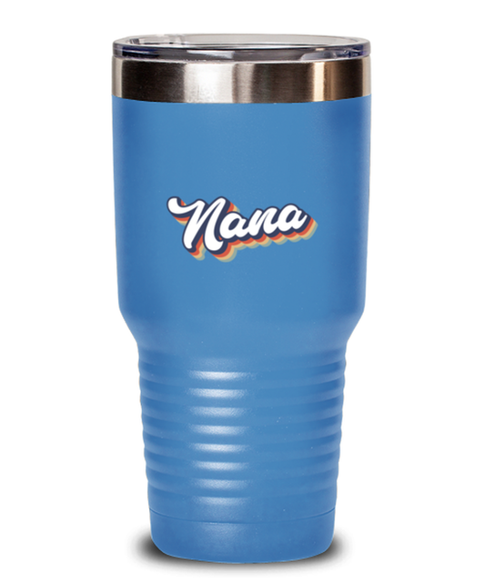 Nana 70s 1970s for Grandma Mom Travel Mug, Gifts, Tumbler, Home Office Decor, Coffee Cup, Unique Gag Idea, Him Her