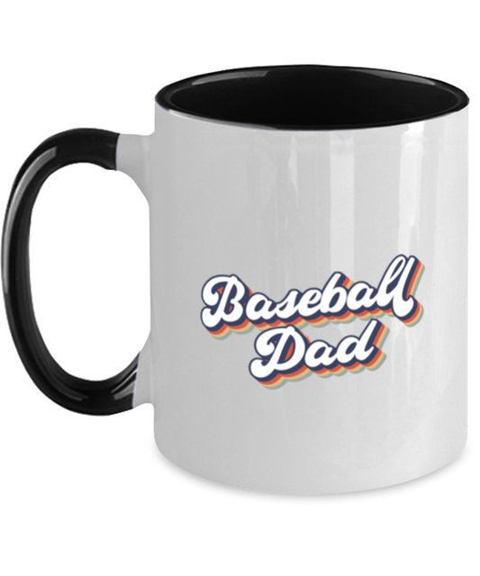 Baseball Dad 1970s 70s Mug, Gifts, Home Office Decor, Coffee Cup, Unique Gag Idea, Him Her