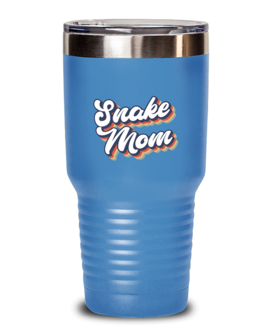 Snake Mom 70s Mama 1970s Travel Mug, Gifts, Tumbler, Home Office Decor, Coffee Cup, Unique Gag Idea, Him Her