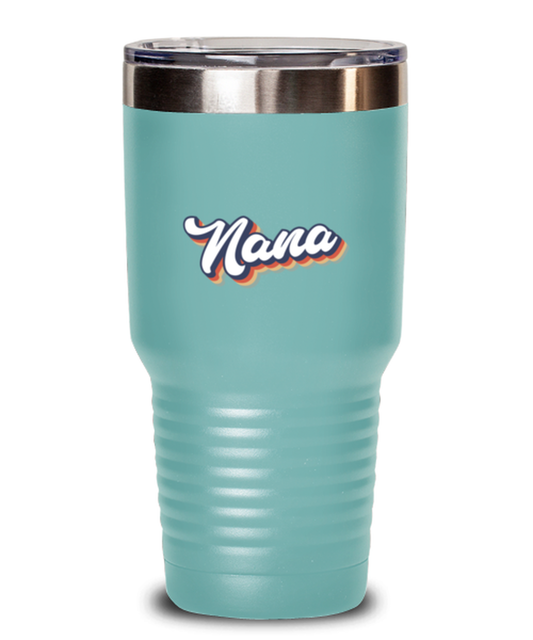 Nana 70s 1970s for Grandma Mom Travel Mug, Gifts, Tumbler, Home Office Decor, Coffee Cup, Unique Gag Idea, Him Her