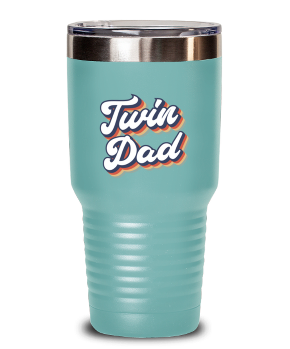 Twin Dad Daddy of Twins New Father Travel Mug, Gifts, Tumbler, Home Office Decor, Coffee Cup, Unique Gag Idea, Him Her