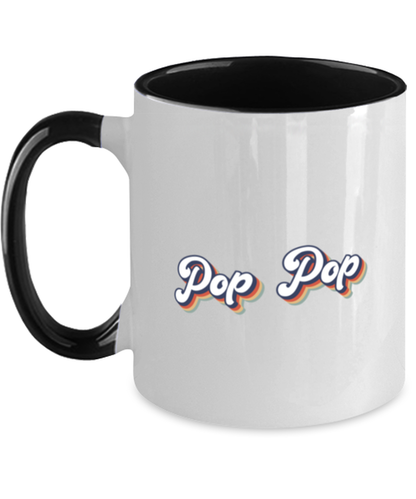 Pop Pop for Dad Grandpa Mug, Gifts, Home Office Decor, Coffee Cup, Unique Gag Idea, Him Her