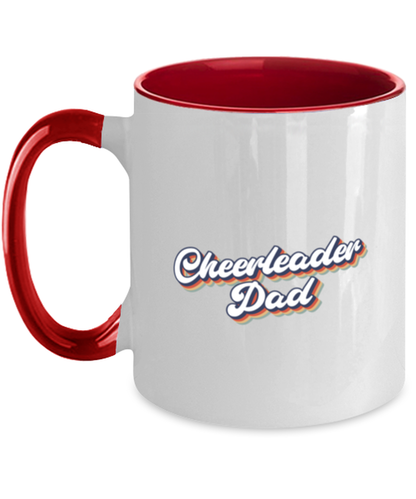 Cheerleader Dad Cheer Dad 1970s 70 Mug, Gifts, Home Office Decor, Coffee Cup, Unique Gag Idea, Him Her