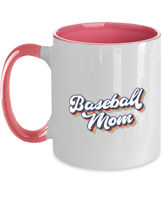 Baseball Mom 1970s 70s Mug, Gifts, Home Office Decor, Coffee Cup, Unique Gag Idea, Him Her