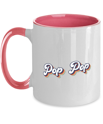 Pop Pop for Dad Grandpa Mug, Gifts, Home Office Decor, Coffee Cup, Unique Gag Idea, Him Her